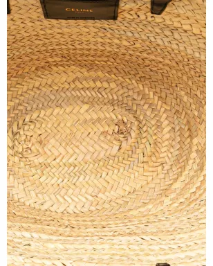 Celine Pre-Owned 2020 Raffia Classic Panier tote bag - Brown - サムネイル5