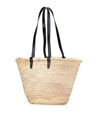 Celine Pre-Owned 2020 Raffia Classic Panier tote bag - Brown - サムネイル3