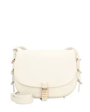 PINKO クラスプ留め半月バッグ - White - サムネイル1