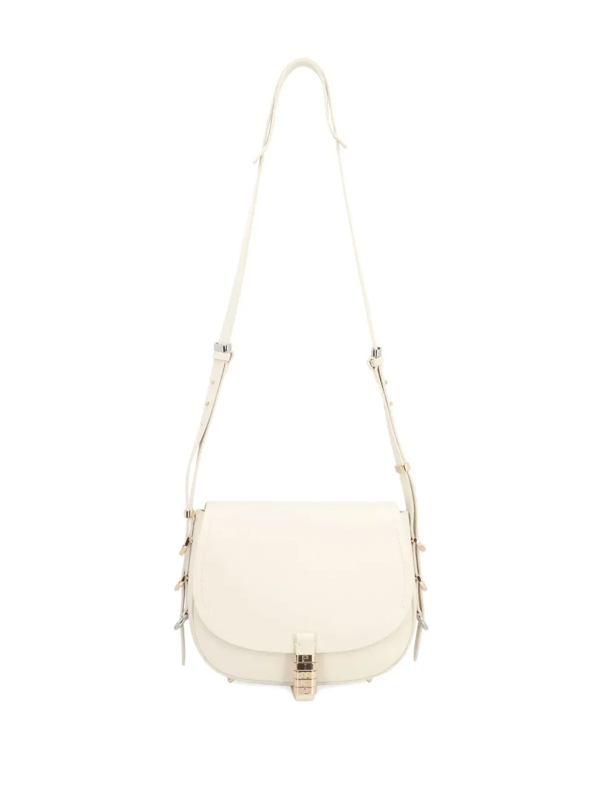 PINKO クラスプ留め半月バッグ - White - 画像5