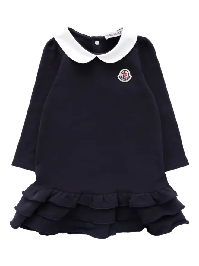 Moncler Enfant Moncler Enfant ピーターパンカラー・フリルドレスの商品画像