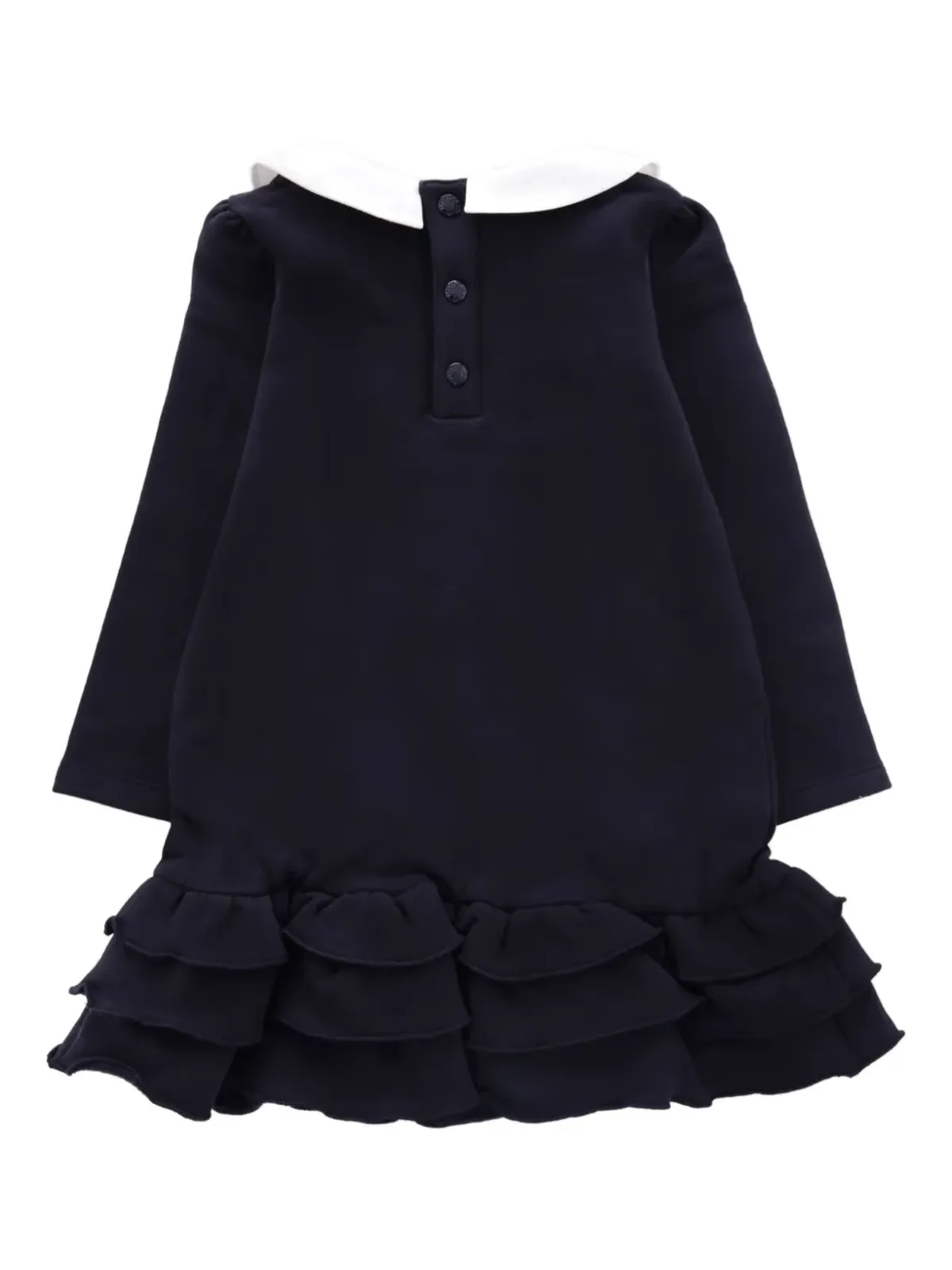 Moncler Enfant ピーターパンカラー・フリルドレス - 画像2