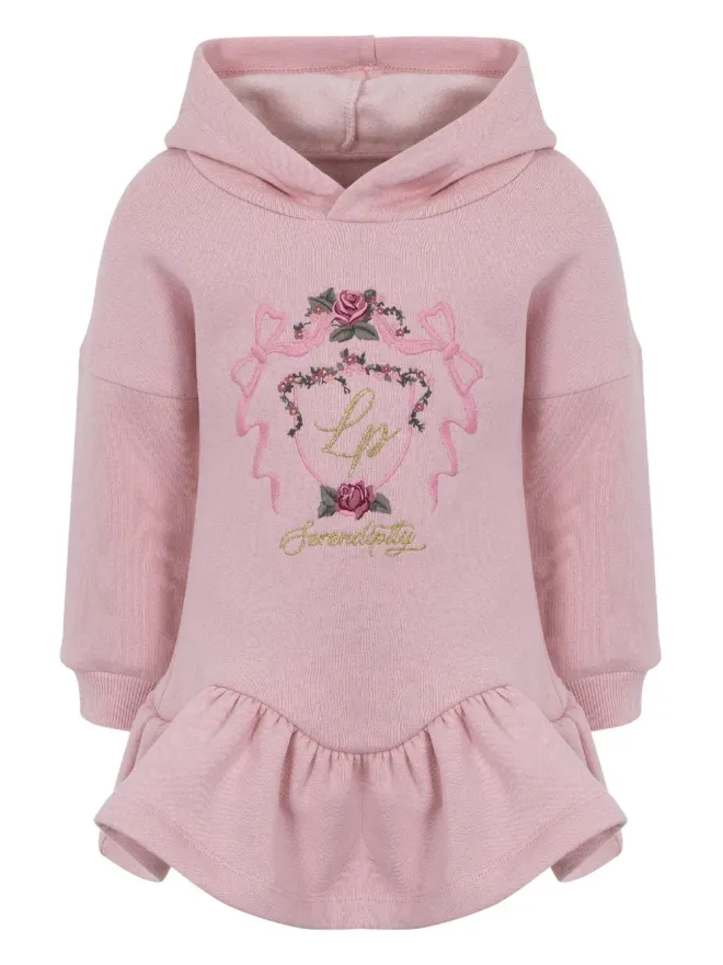 Lapin House Lapin House 刺繍入りフリルドレス - ピンクの商品画像