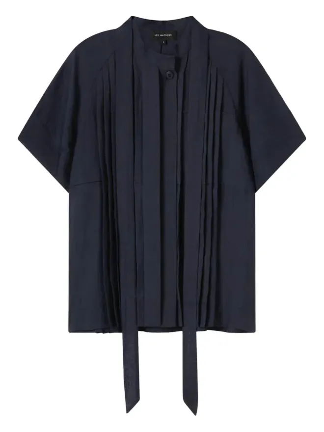 Lee Mathews Lee Mathews アニタ プリーツシャツの商品画像