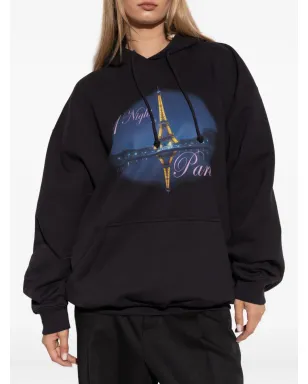 VETEMENTS Night In Parisプリント フーディー - サムネイル3