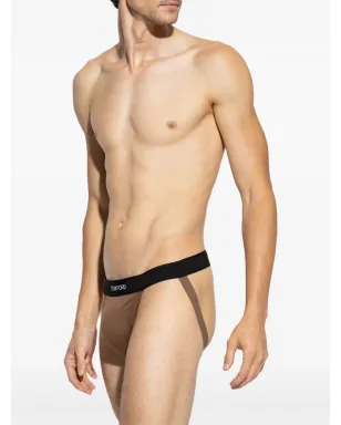 TOM FORD ロゴ入りジョックストラップ - ブラウン - サムネイル3