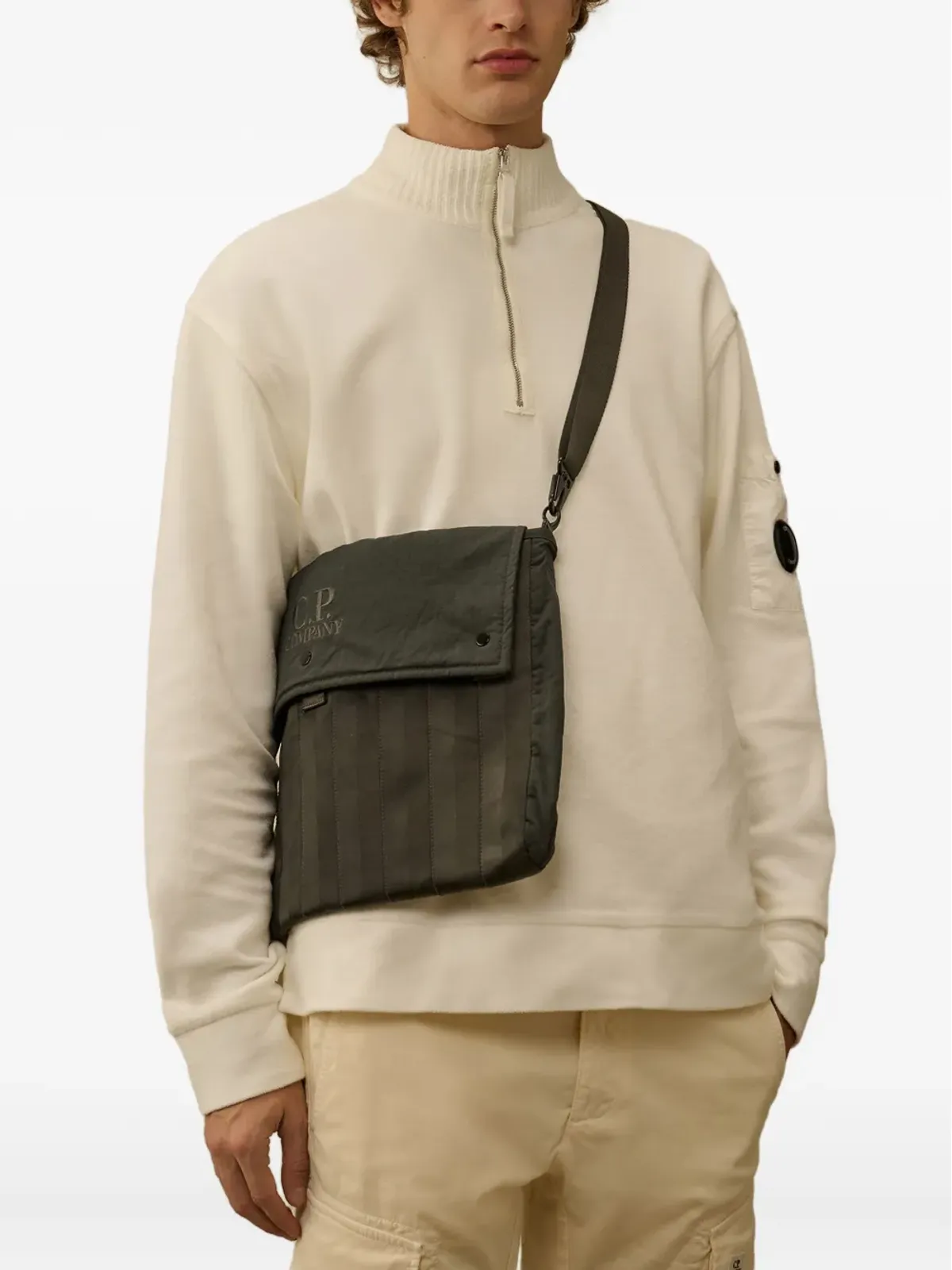 C.P. Company トップステッチディテール・ショルダーバッグ - 画像2