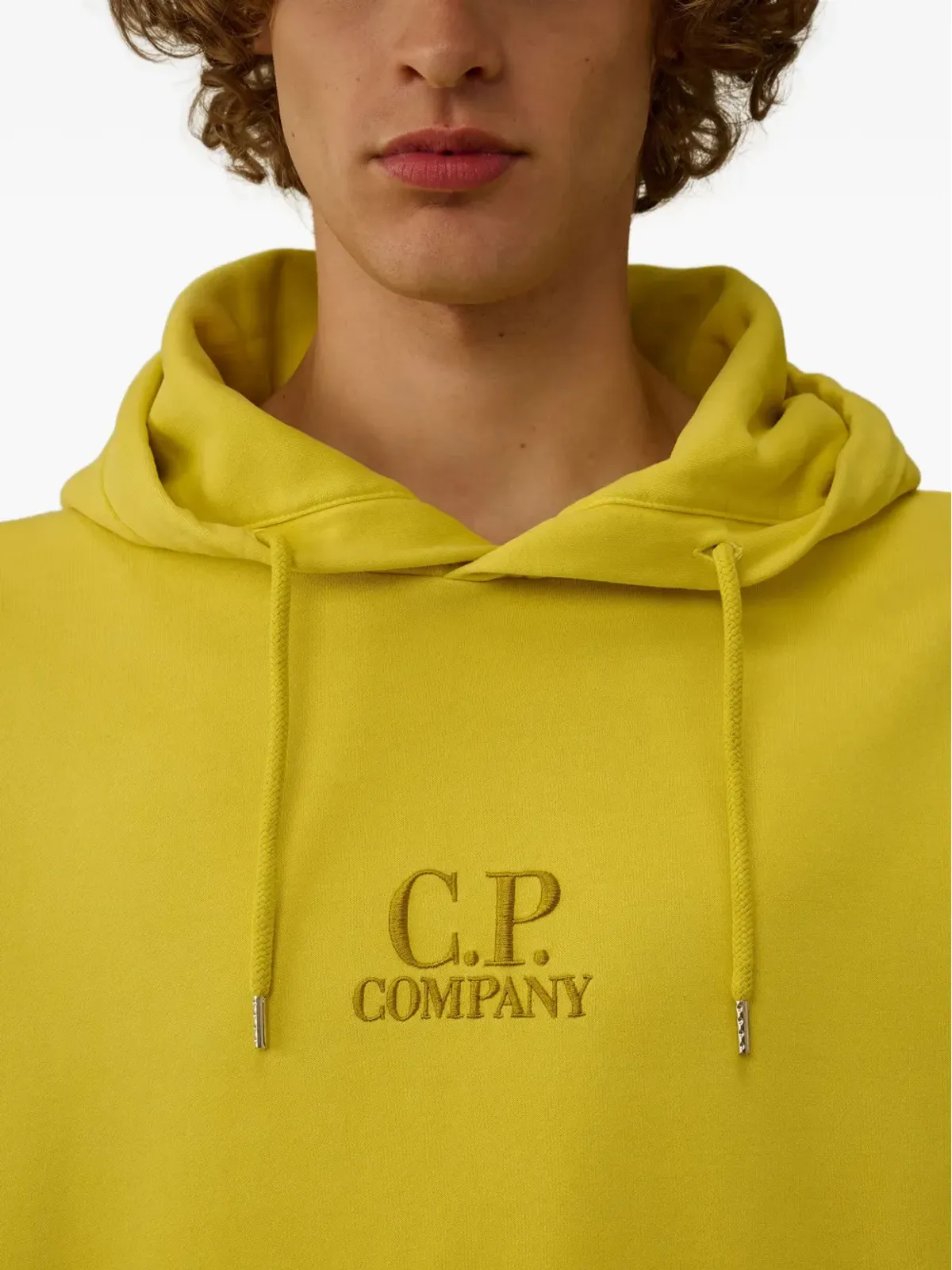 C.P. Company 刺繍ロゴ付きフーディ - 画像5