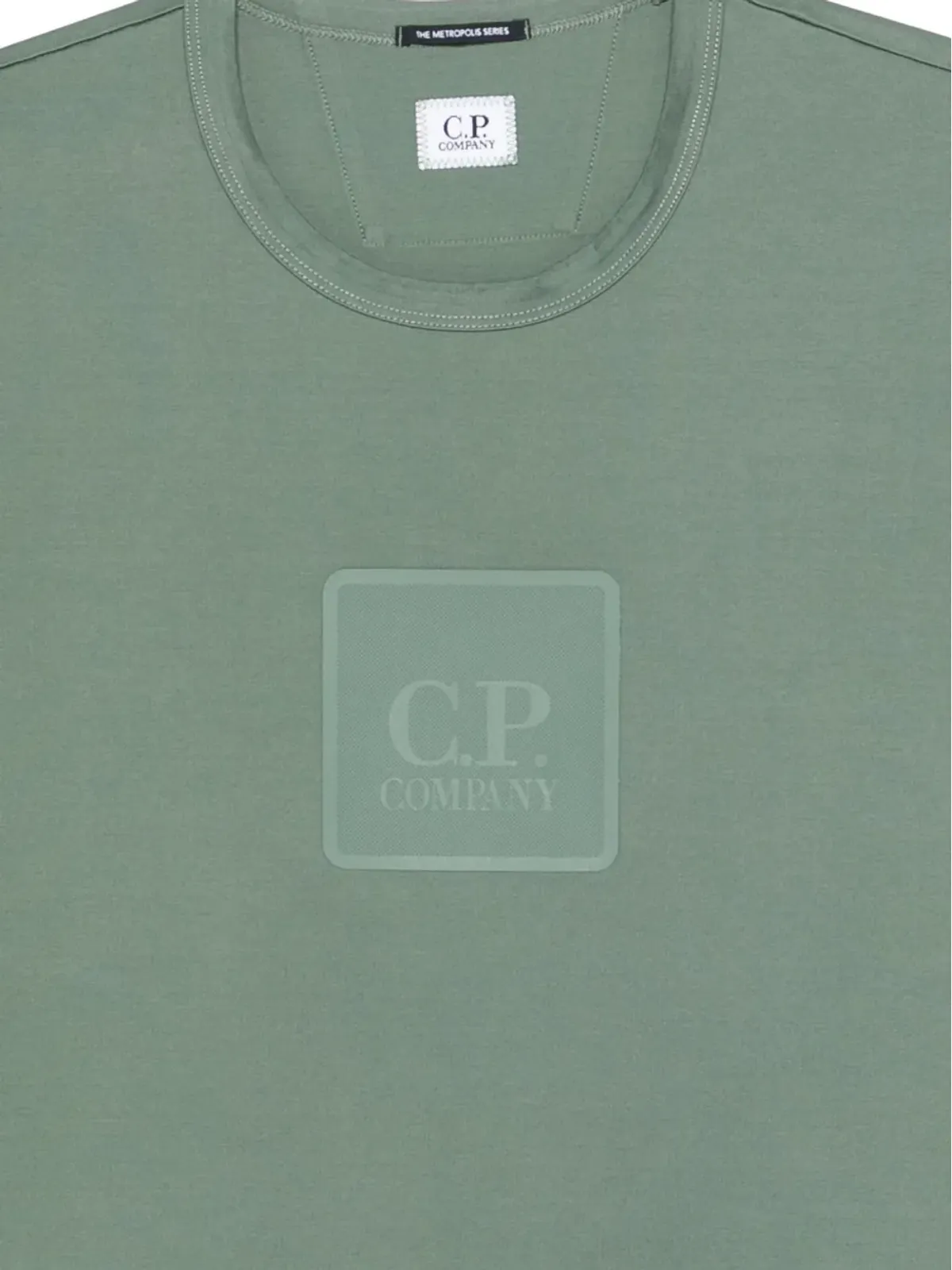 C.P. Company スクエアロゴ コットンTシャツ - 画像3
