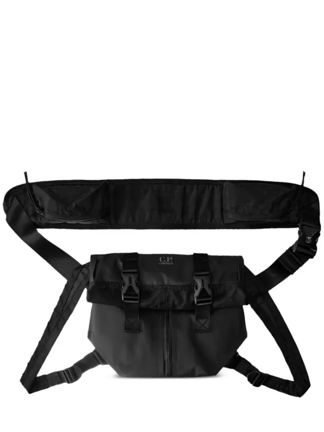 C.P. Company C.P. Company バックル留め ロールトップ 変形可能バッグ - ブラックの商品画像