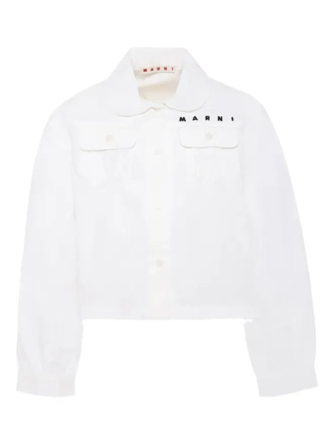 Marni Kids Marni Kids ピーターパンカラー コットンジャケットの商品画像