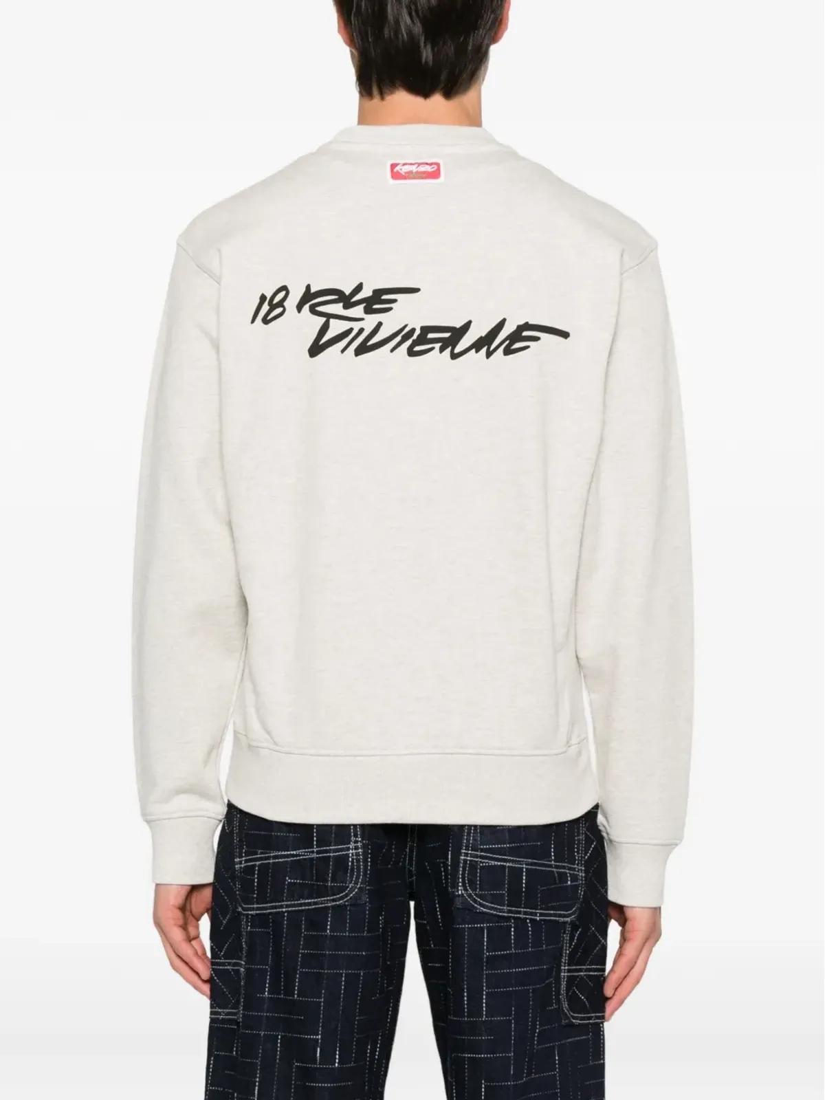 Kenzo ボケ フラワープリント スウェットシャツ - グレー系 - 画像4