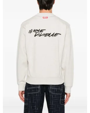 Kenzo ボケ フラワープリント スウェットシャツ - グレー系 - サムネイル4