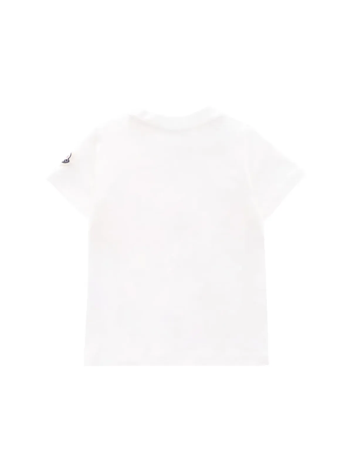 Moncler Enfant ロゴ刺繍パッチTシャツ ホワイト - 画像2