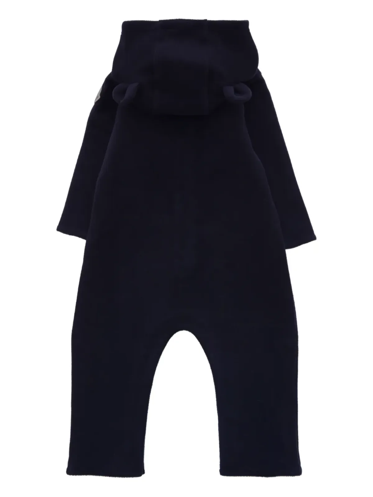 Moncler Enfant フード付きロゴロンパース - ブルー - 画像2