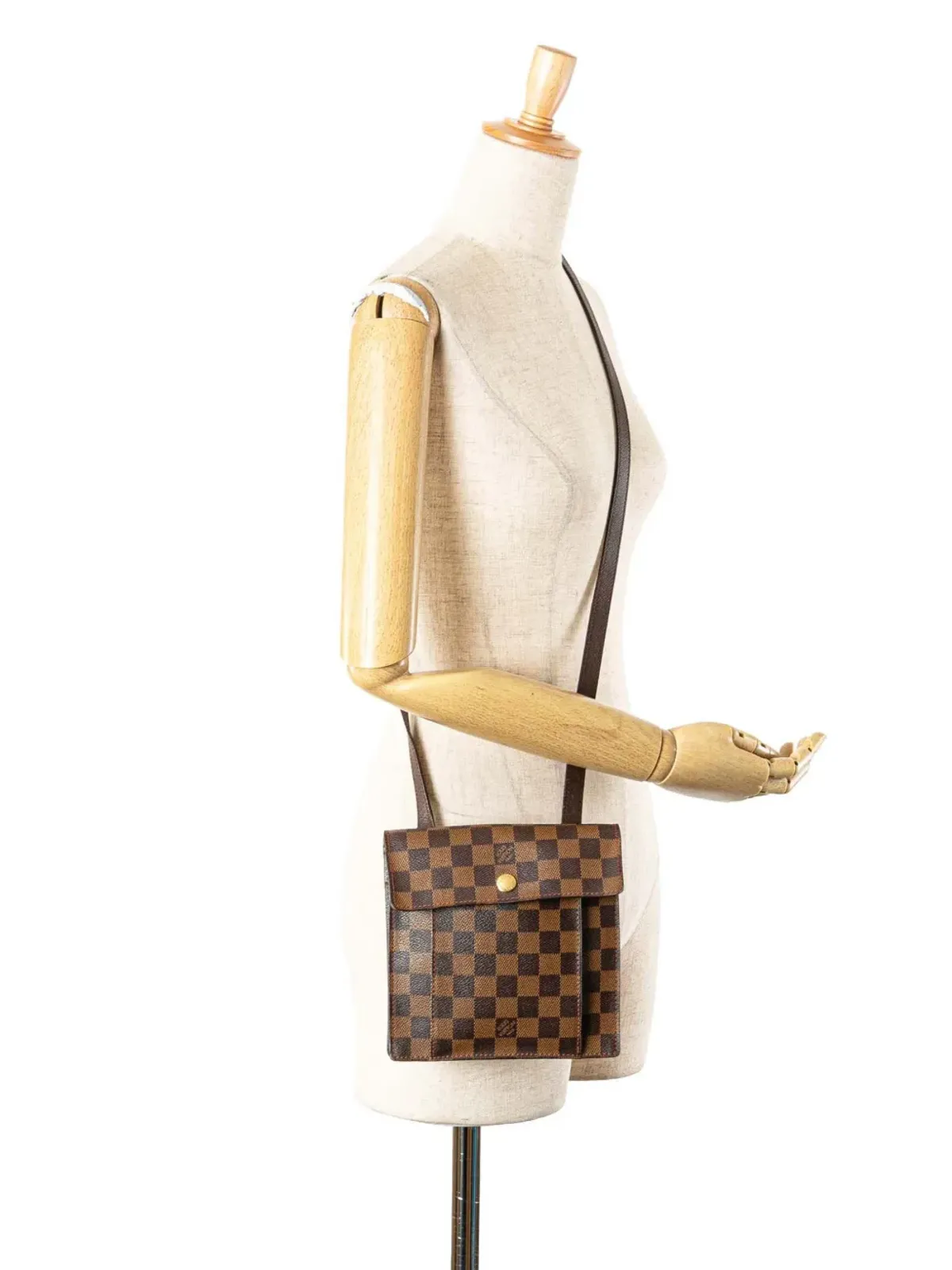 Louis Vuitton ビンテージ ダミエ・エベヌ ピムリコ クロスボディバッグ - 画像2