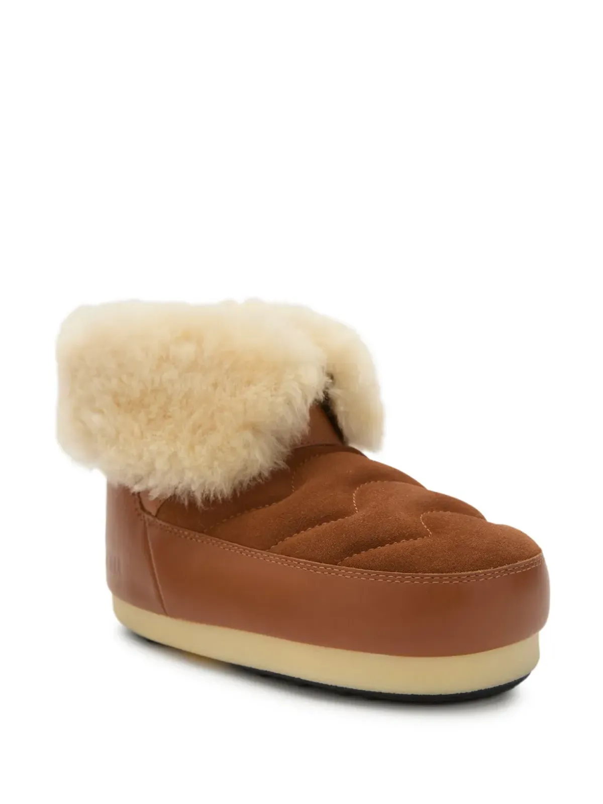 Moon Boot EVX キルテッド シアリング ブーツ - 画像2