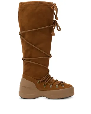 Moon Boot ルナ レースアップ スエード ブーツ - サムネイル1