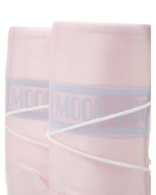 Moon Boot アイコンロゴプリント レースアップ ブーツ ピンク - サムネイル4