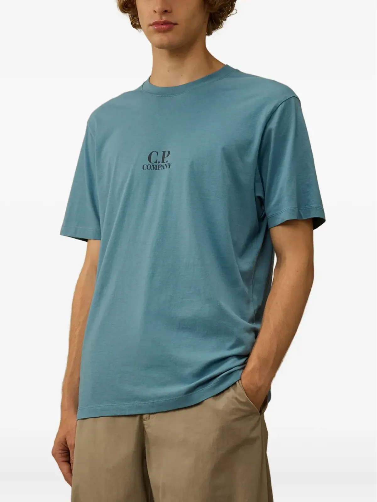 C.P. Company British Sailor ロゴプリント クルーネック Tシャツ - 画像3
