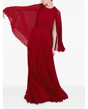 Giambattista Valli プリーツケープディテールドレス - サムネイル3