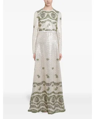 Giambattista Valli スパンコール刺繍入りロングドレス - サムネイル1