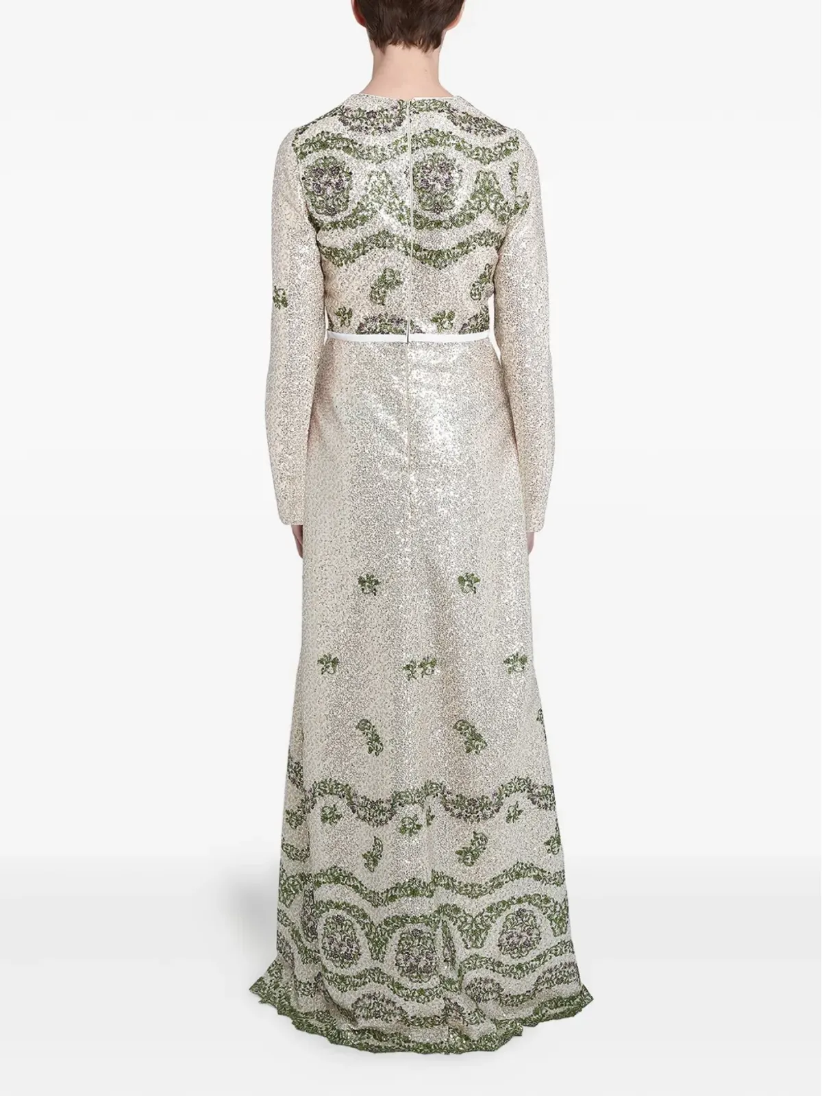 Giambattista Valli スパンコール刺繍入りロングドレス - 画像2