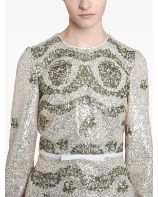 Giambattista Valli スパンコール刺繍入りロングドレス - サムネイル3