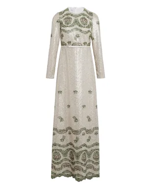 Giambattista Valli スパンコール刺繍入りロングドレス - サムネイル4