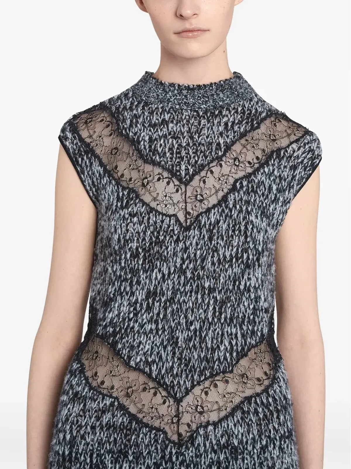 Giambattista Valli レースインサートドレス - 画像4