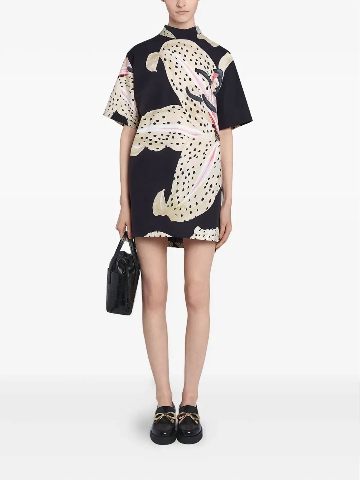 Giambattista Valli リリー柄ポプリンブラウス - 画像2