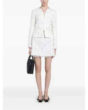 Giambattista Valli ドット柄レーストリム ミニスカート - サムネイル1