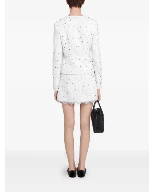 Giambattista Valli ドット柄レーストリム ミニスカート - サムネイル2