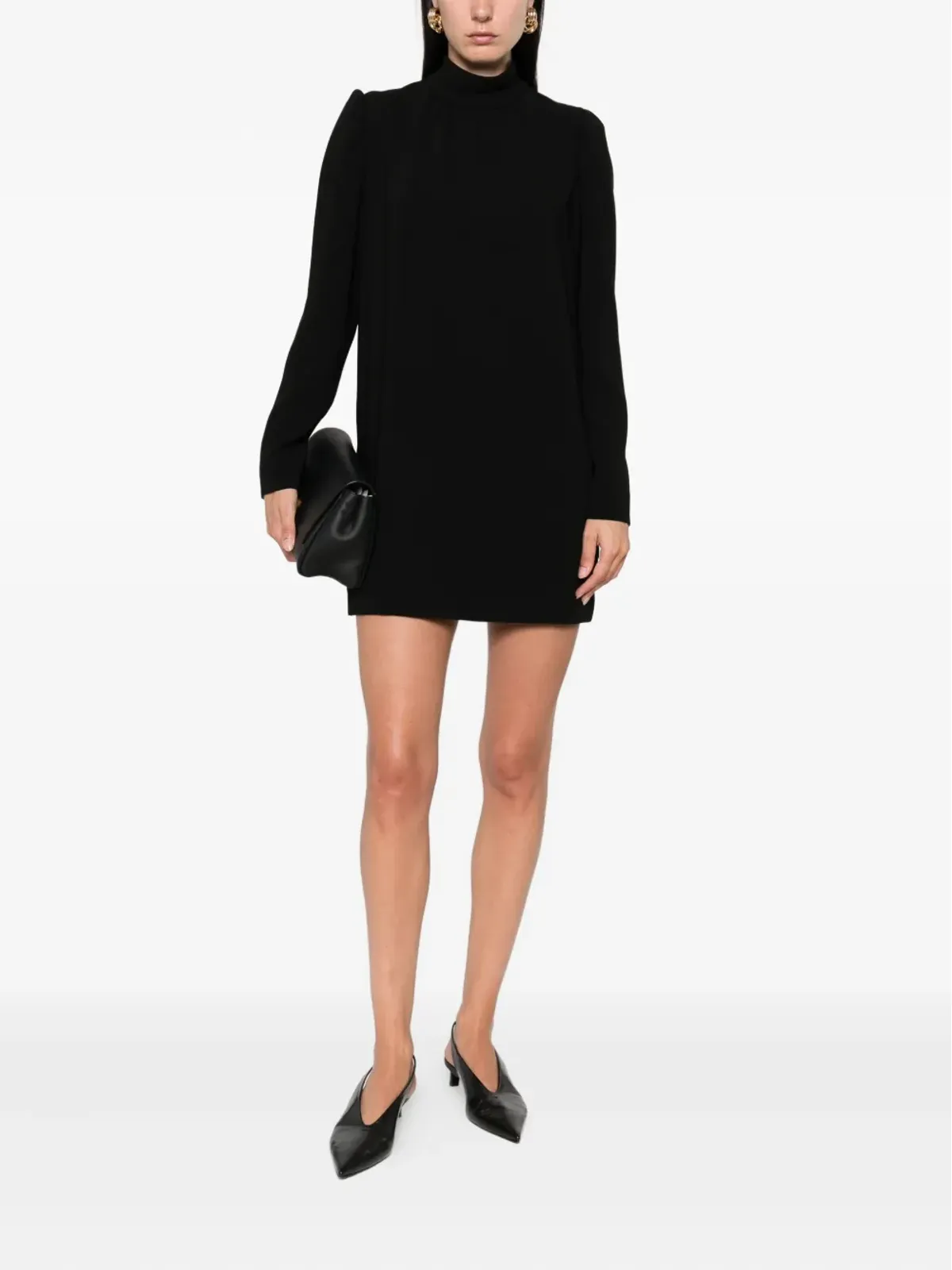 Max Mara ハイネック長袖ドレス - 画像2