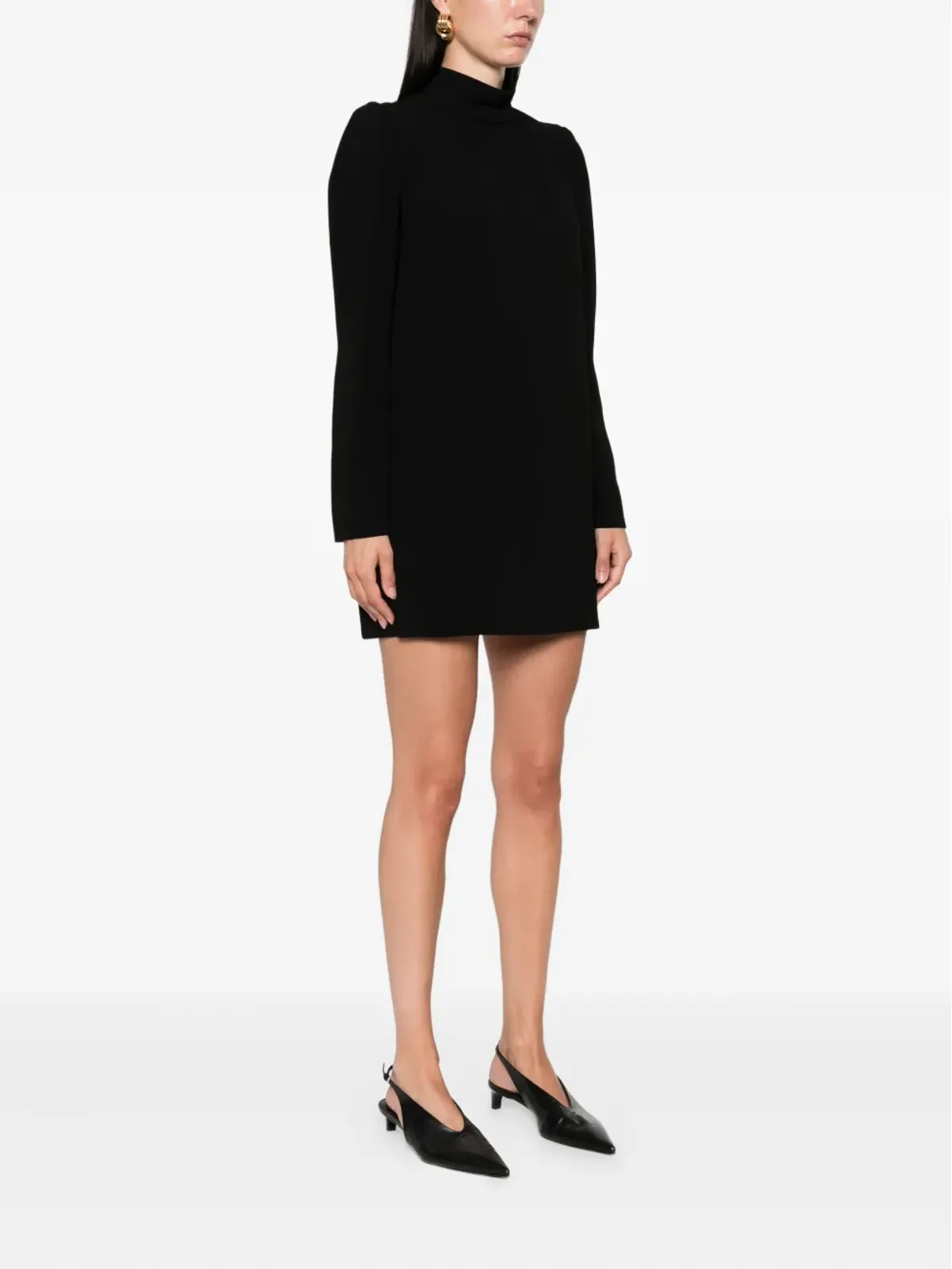 Max Mara ハイネック長袖ドレス - 画像3