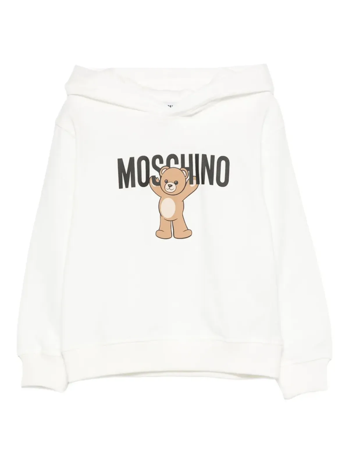 Moschino Kids テディプリント フード付きトップス - 画像1