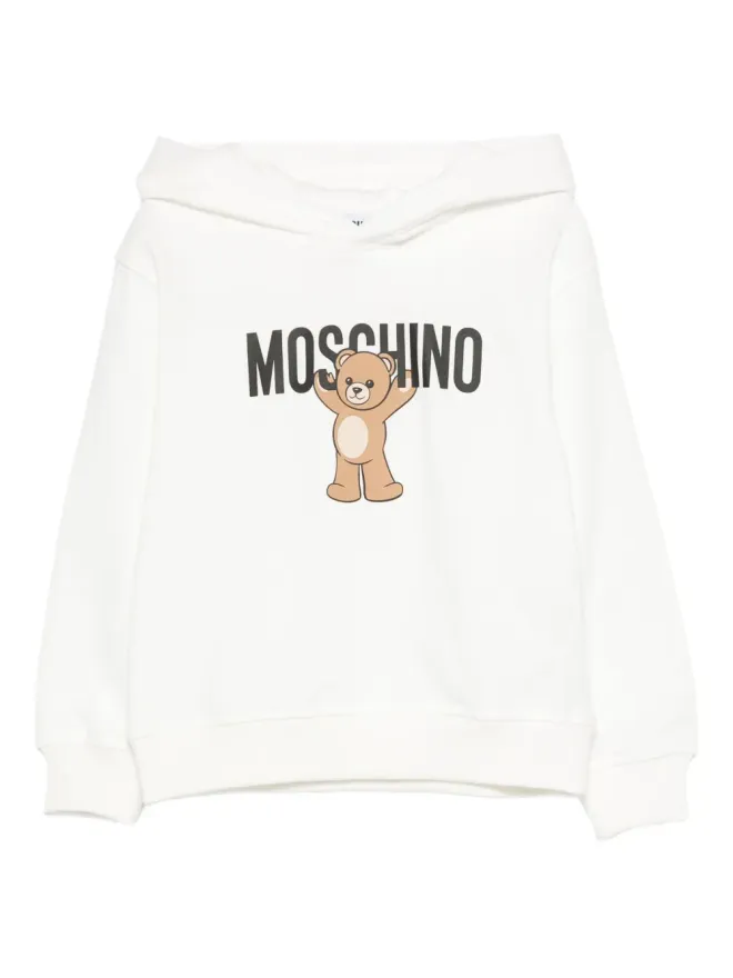 Moschino Kids Moschino Kids テディプリント フード付きトップスの商品画像