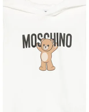 Moschino Kids テディプリント フード付きトップス - サムネイル3