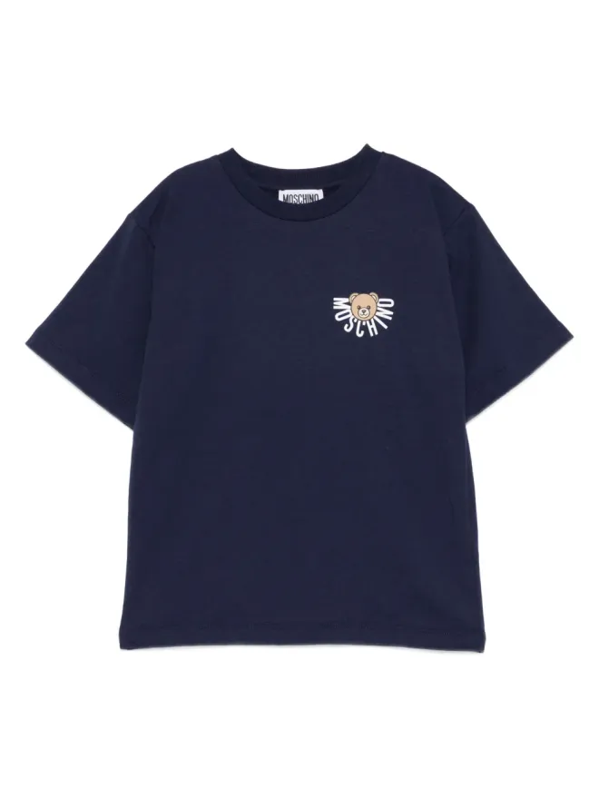 Moschino Kids Moschino Kids テディーロゴ Tシャツの商品画像