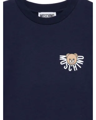 Moschino Kids テディーロゴ Tシャツ - サムネイル3