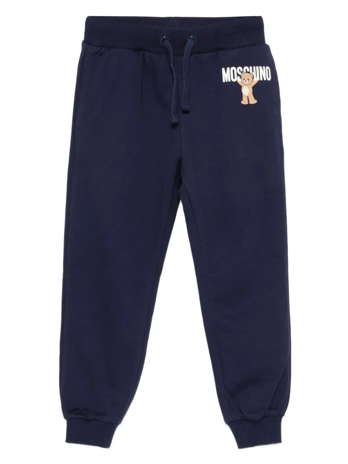 Moschino Kids テディプリント ドローストリング トラウザーズ - 画像1