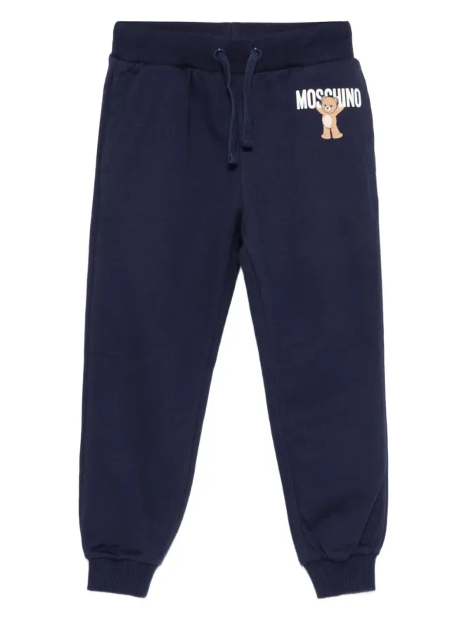 Moschino Kids Moschino Kids テディプリント ドローストリング トラウザーズの商品画像
