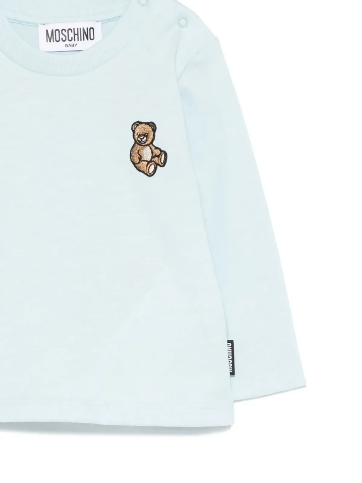 Moschino Kids テディベアモチーフ長袖トップ - ブルー - 画像3