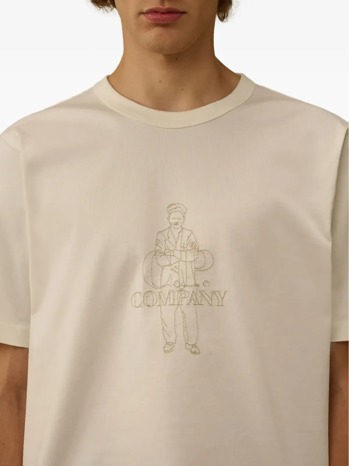 C.P. Company 刺繍入りTシャツ - 画像5