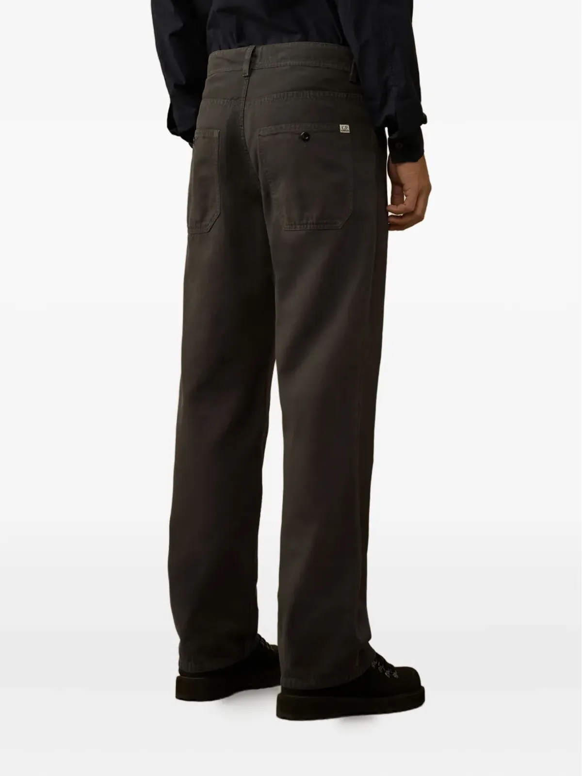 C.P. Company five-pockets buttoned trousers - Grey - 画像4