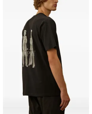 C.P. Company ロゴプリント グラフィックプリント Tシャツ ブラック - サムネイル4