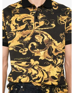 Versace Jeans Couture Porcelain Baroccoプリント ポロシャツ - サムネイル4