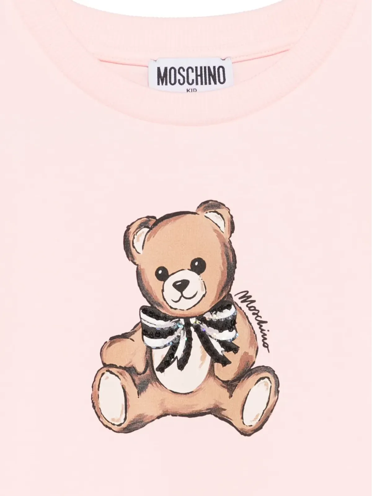 Moschino Kids テディプリントTシャツ - 画像3