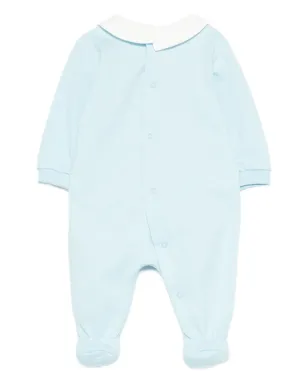 Moschino Kids テディーベアプリント ピーターパンカラー ロンパース - サムネイル2