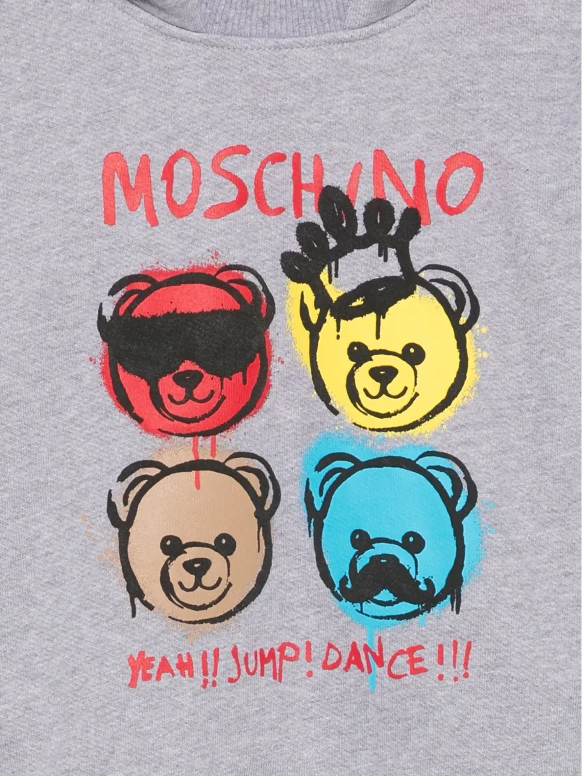 Moschino Kids テディプリントフード付きパーカー - 画像3